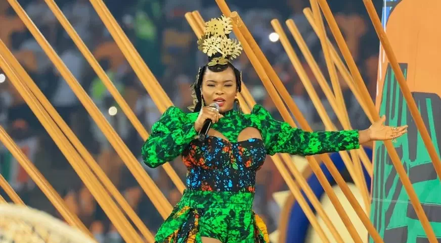 AFCON 2023: Yemi Alade performs at opening ceremony