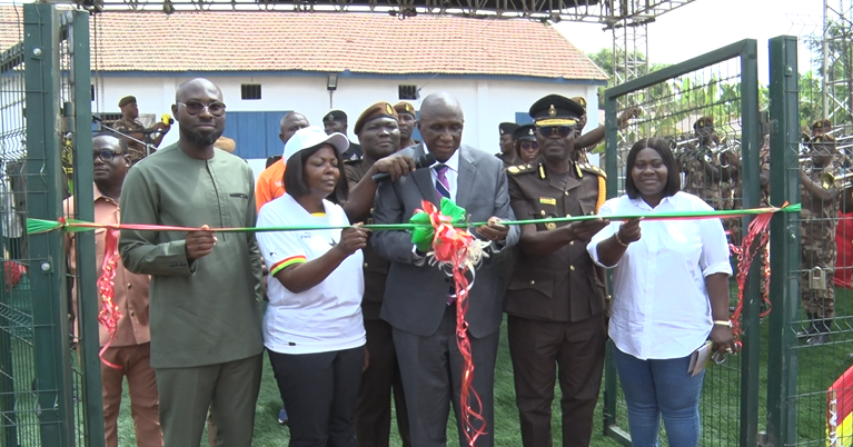 Astro Turf Ghana Prisons Service inaugurated