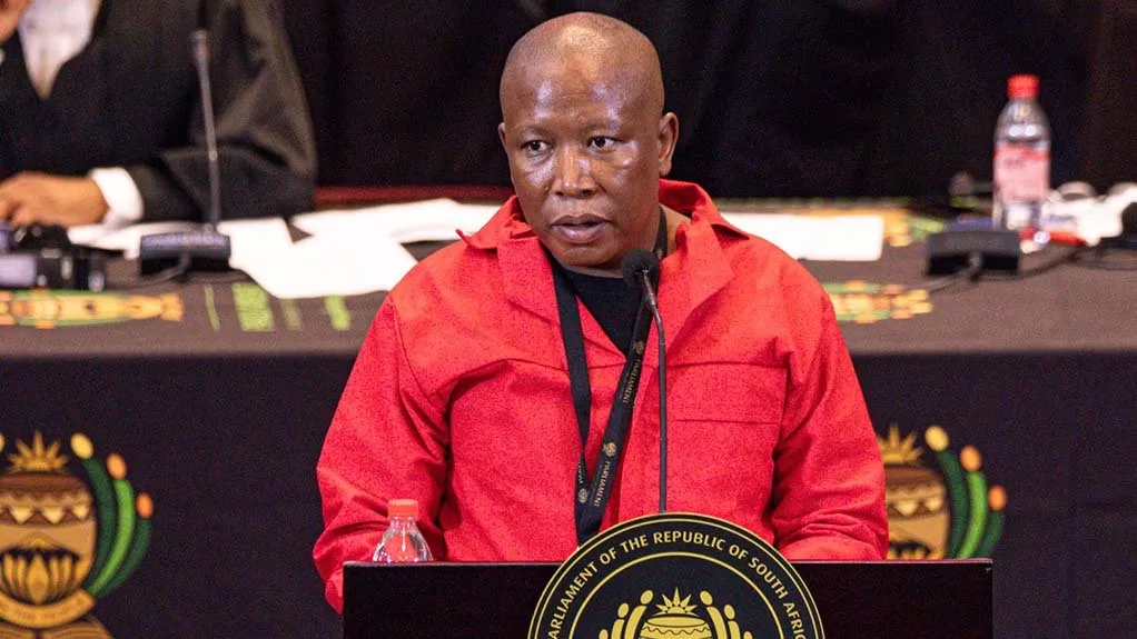 South Africa's Julius Malema banned from State of Nation Address