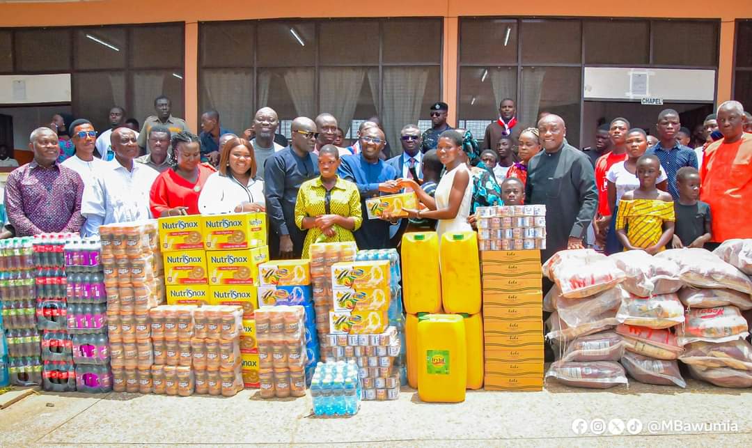 Smiles on faces of Echoing Hills Village children as Orphanage receives gifts from Vice President Bawumia