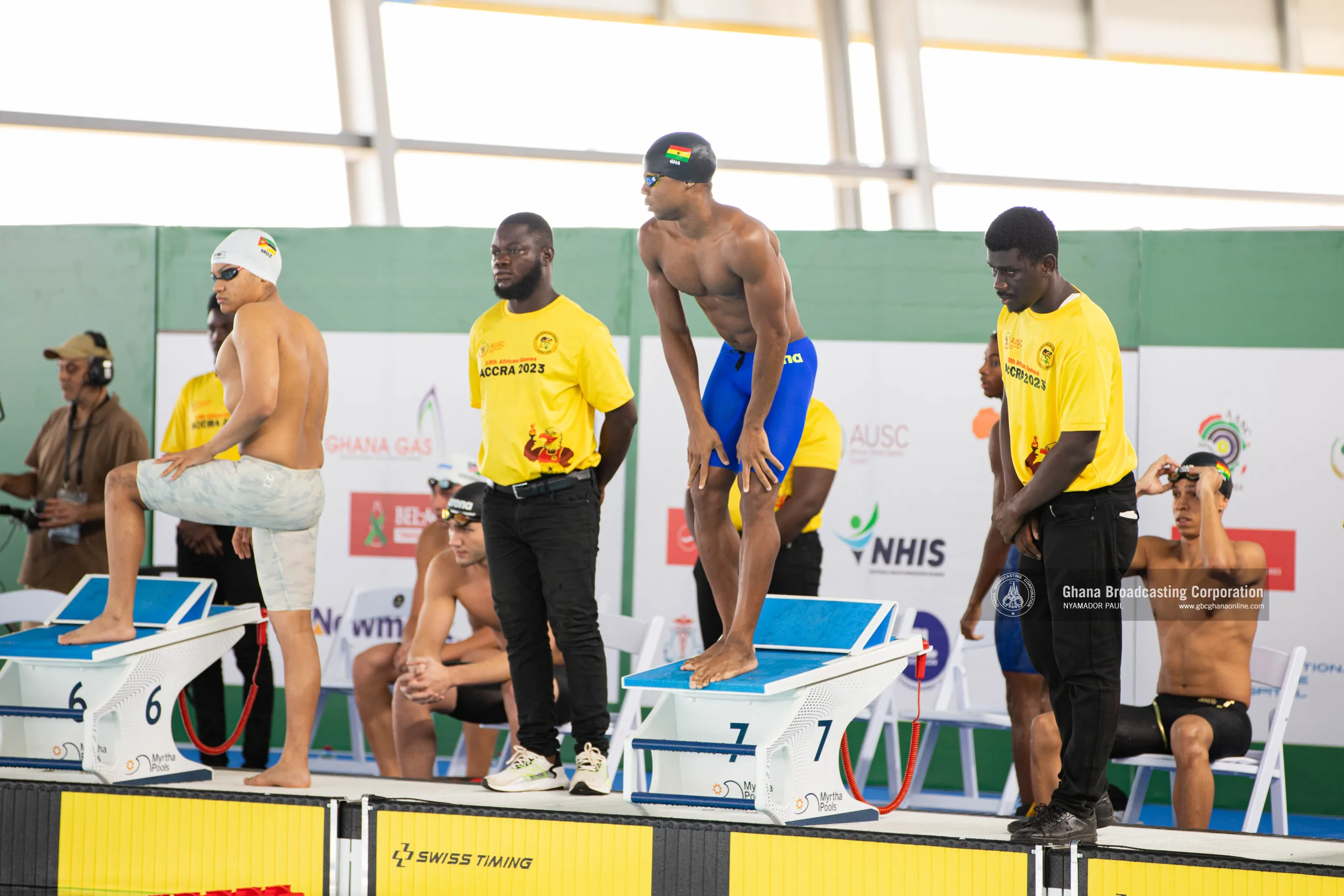 In Pictures: Team Ghana’s swimming competition at 13th African Games