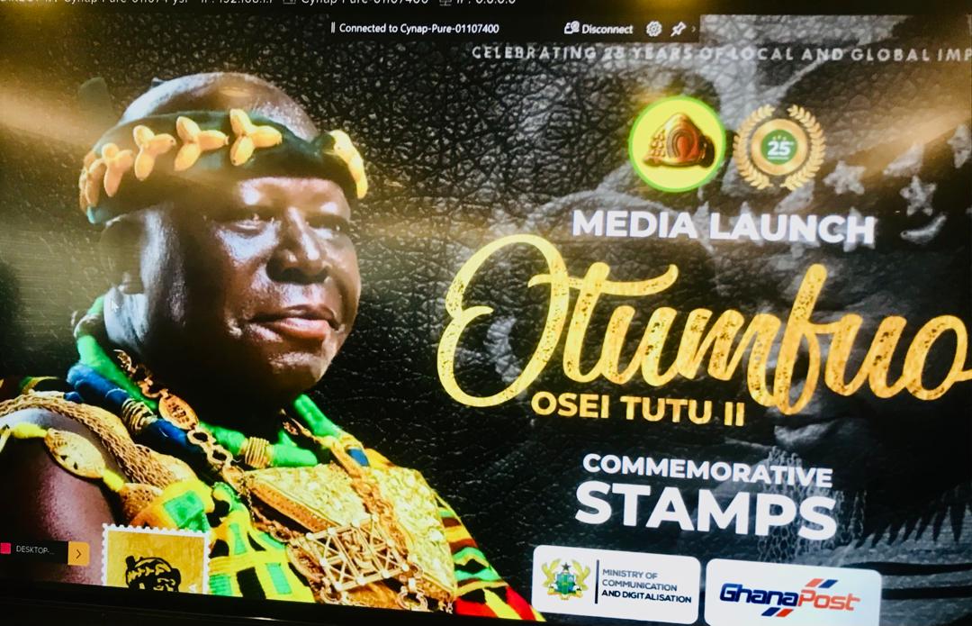 Ghana Post unveils Asantene Otumfuo Osei Tutu II Commemorative Stamps to celebrate 25 years of reign as Asante King