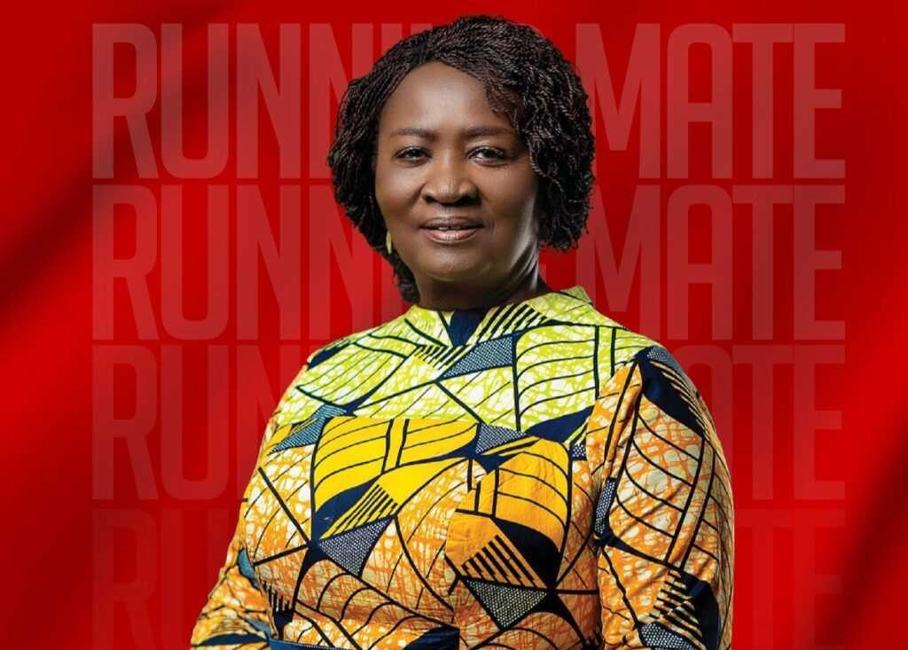 NDC outdoors 2024 Running Mate: Prof. Jane Naana Opoku-Agyemang