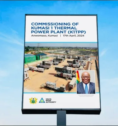 President Akufo-Addo to Commission Kumasi 1 Thermal Power Project