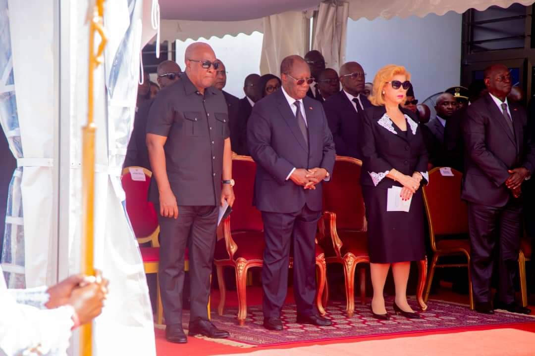 Mahama attends funeral of late Ivorian former President Henri Konan Bedie