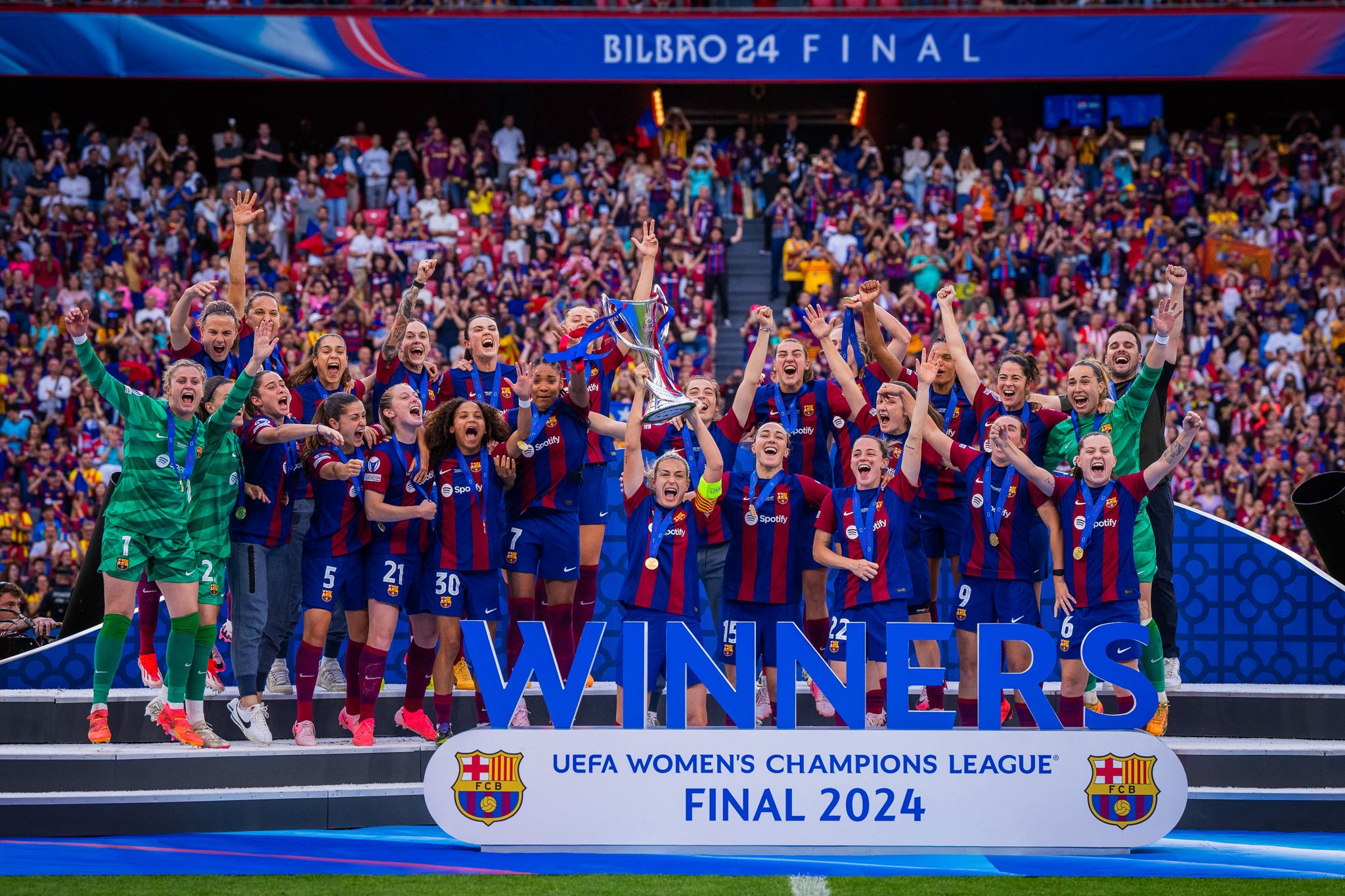 History beaconed as FC Barcelona Femini secured a historic quadruple