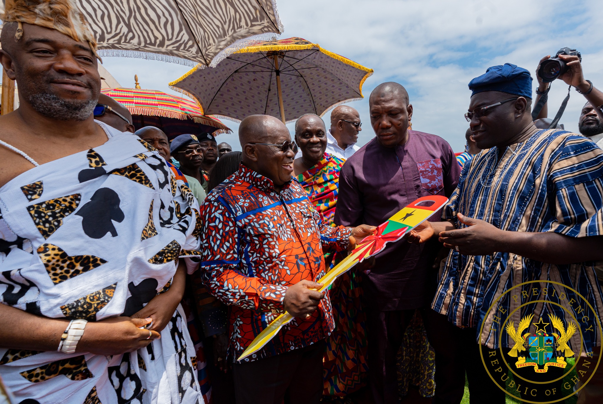 President Akufo-Addo launches District Road Improvement Programme