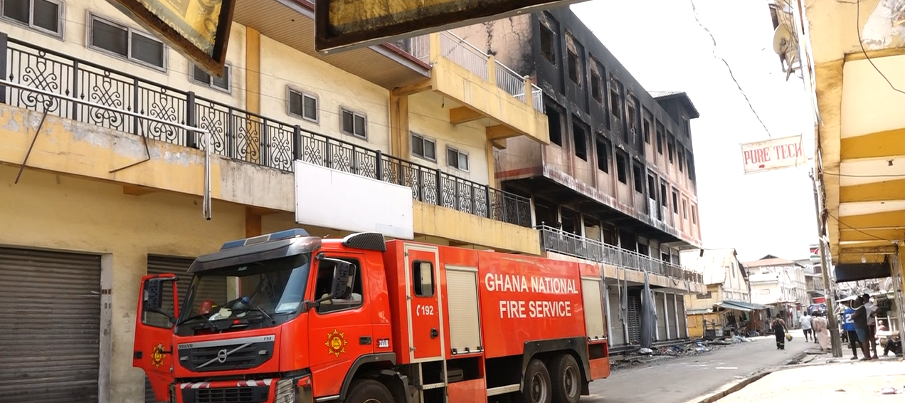 Fire Service extinguishes Zongo Lane blaze after 7 days battle