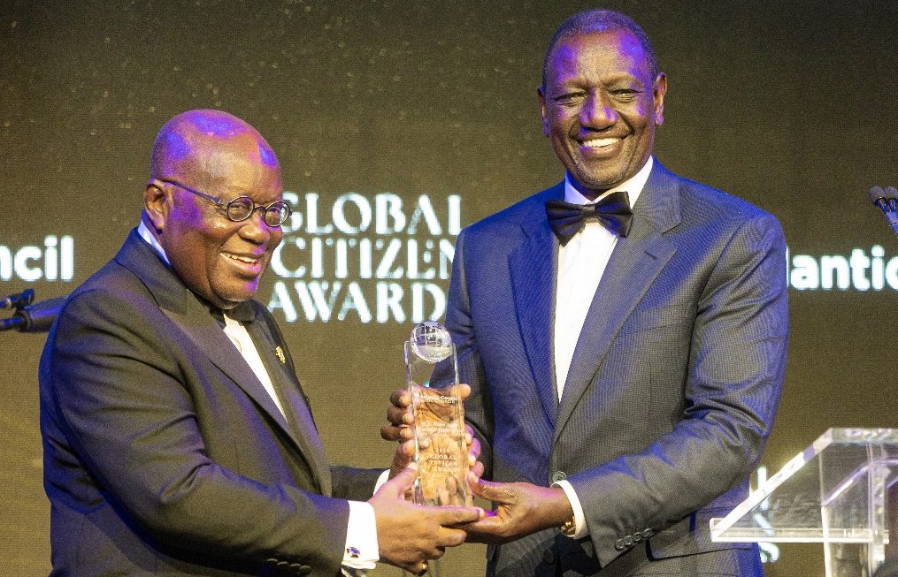 President Akufo-Addo receives prestigious 2024 Atlantic Council Global Citizen Award