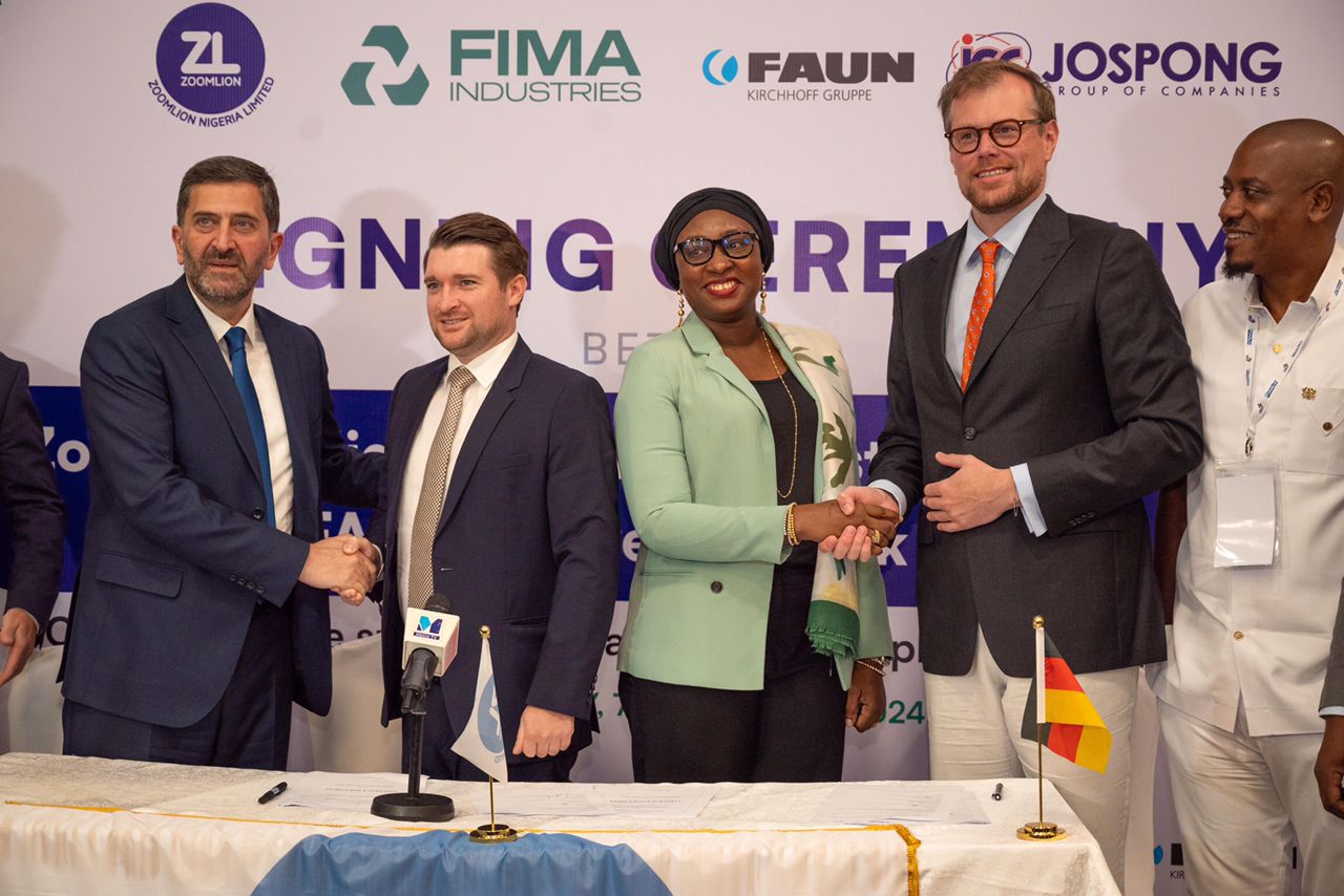 Zoomlion Nigeria and FIMA Industries , FAUN Germany partner to drive sustainable development in Africa
