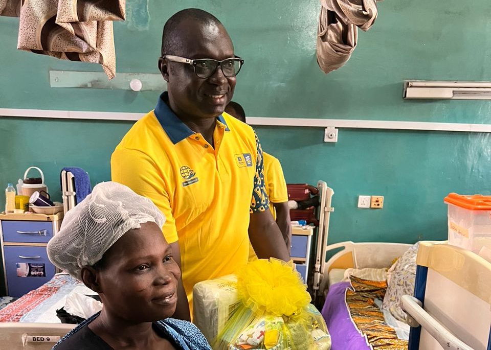 MTN Ghana gifts 40 Christmas babies hampers in Sekondi-Takoradi