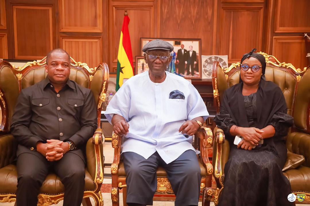 Former President Kufour consoles Rev. Wengam