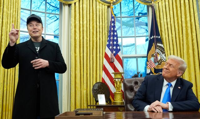 Elon Musk denies 'hostile takeover' of government in White House debut