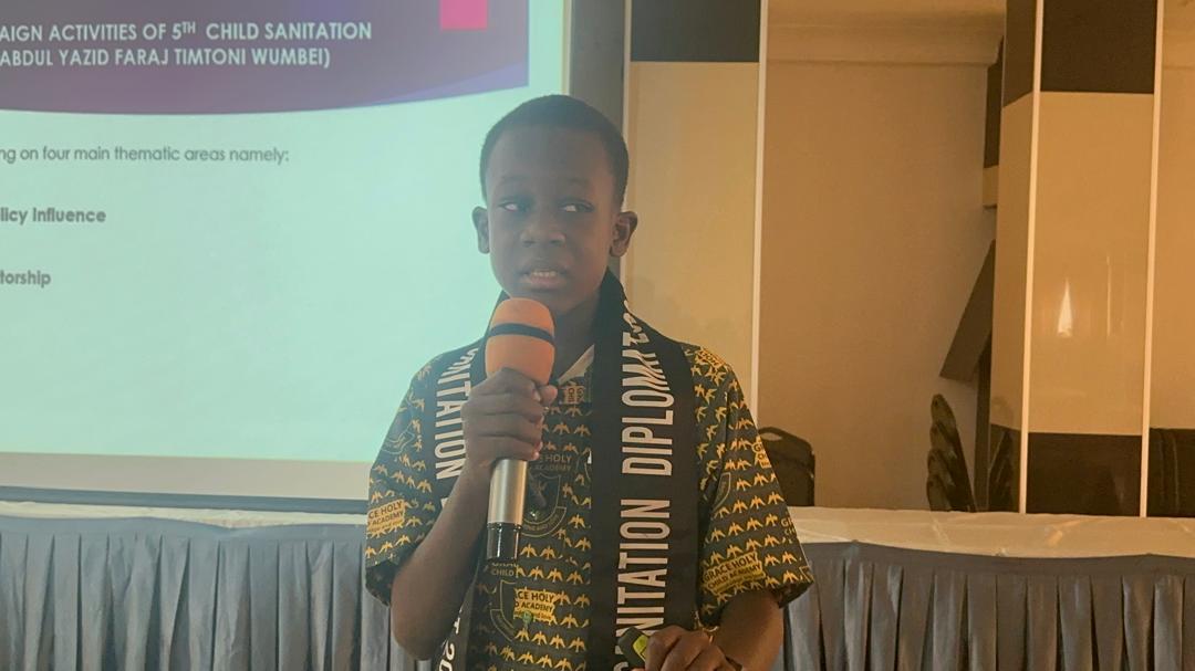 Child sanitation diplomat launches campaign to improve sanitation in Northern Region