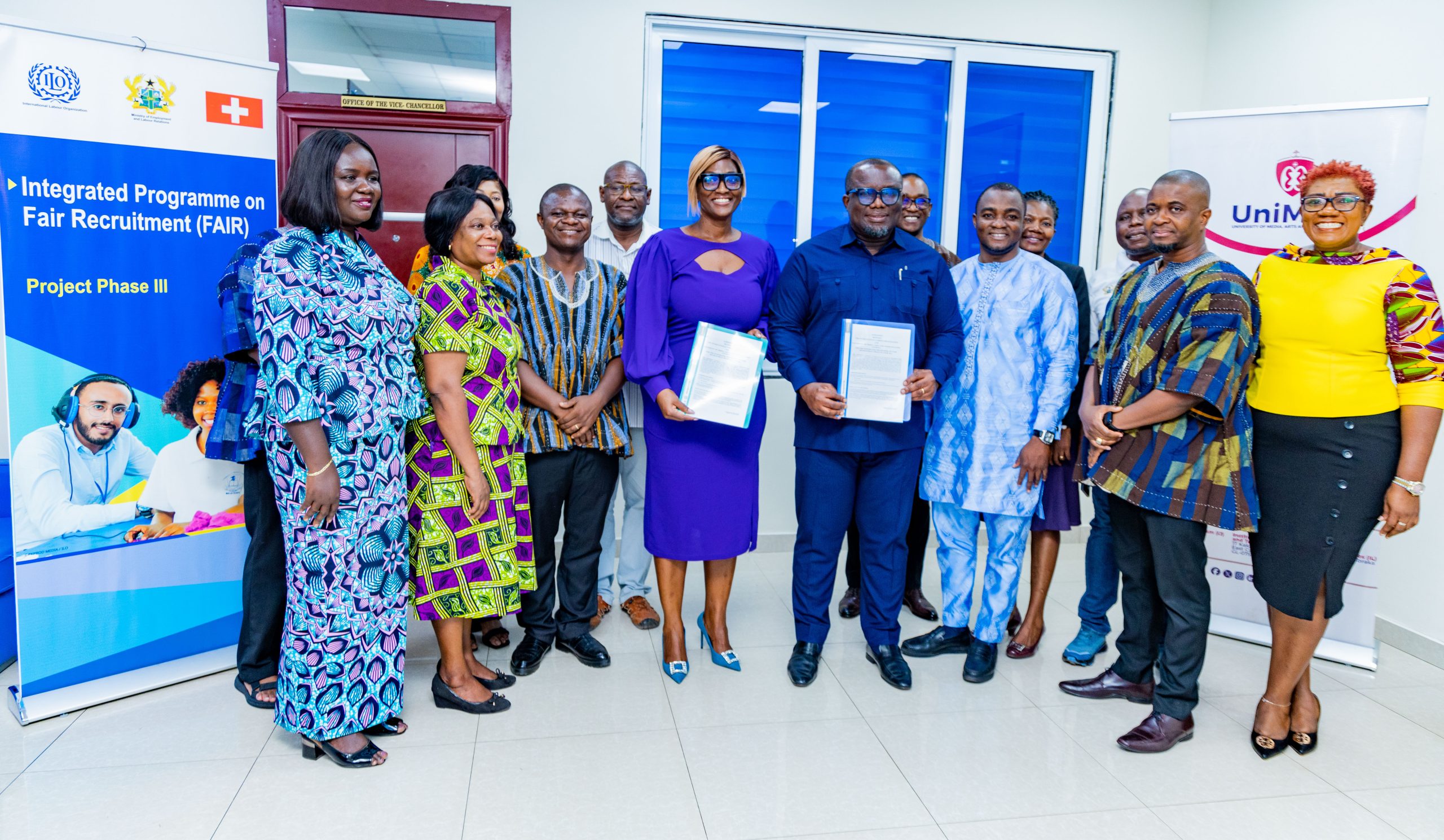ILO and UniMAC partner to strengthen media reporting on labour migration in Ghana