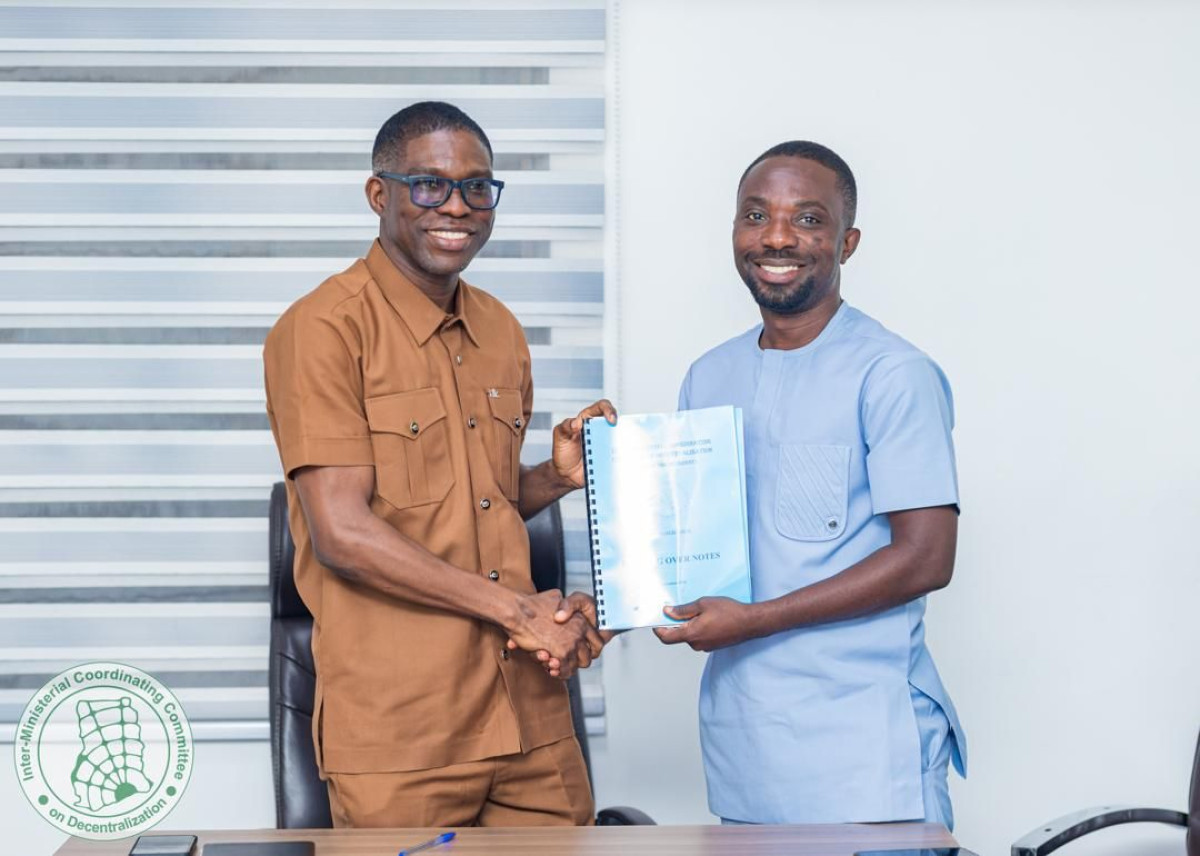 Dr. Dominic Hoedoafia Assumes Office As Executive Secretary Of The Inter-ministerial Coordinating Committee On Decentralisation