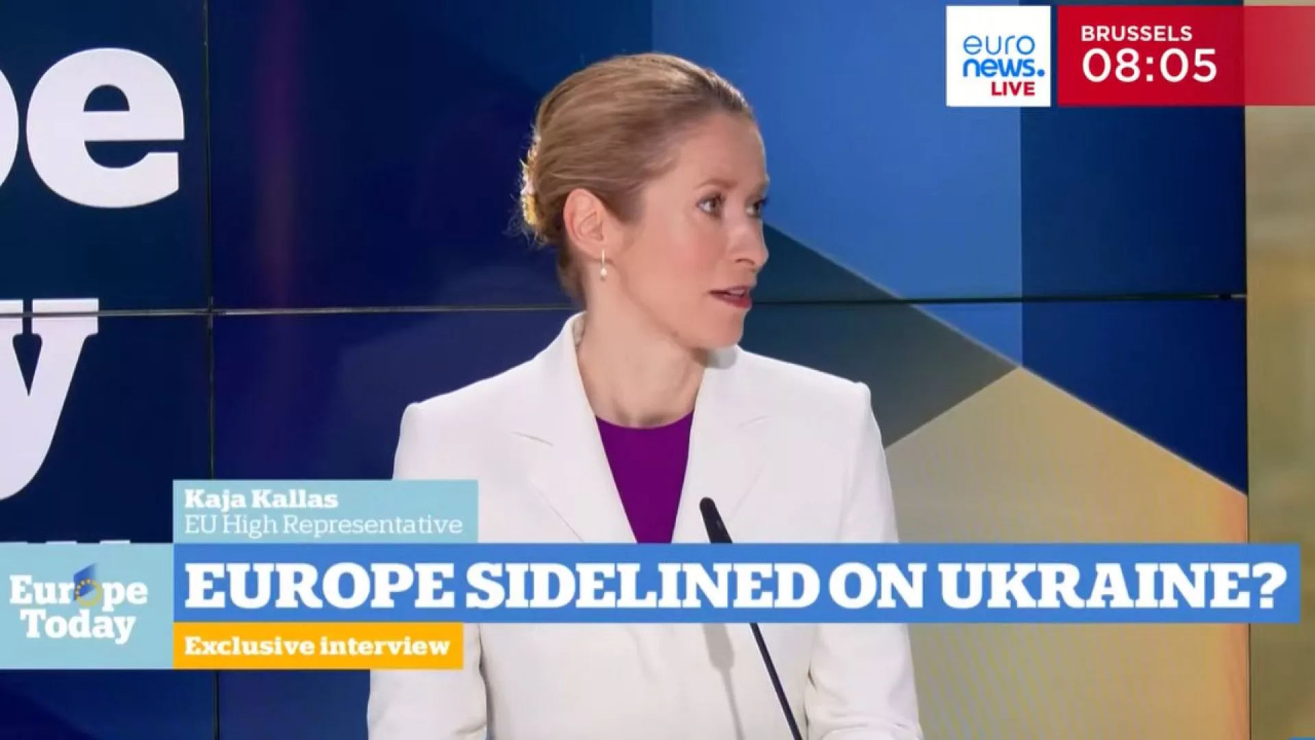 Don't let Russia divide US and Europe, Kaja Kallas says