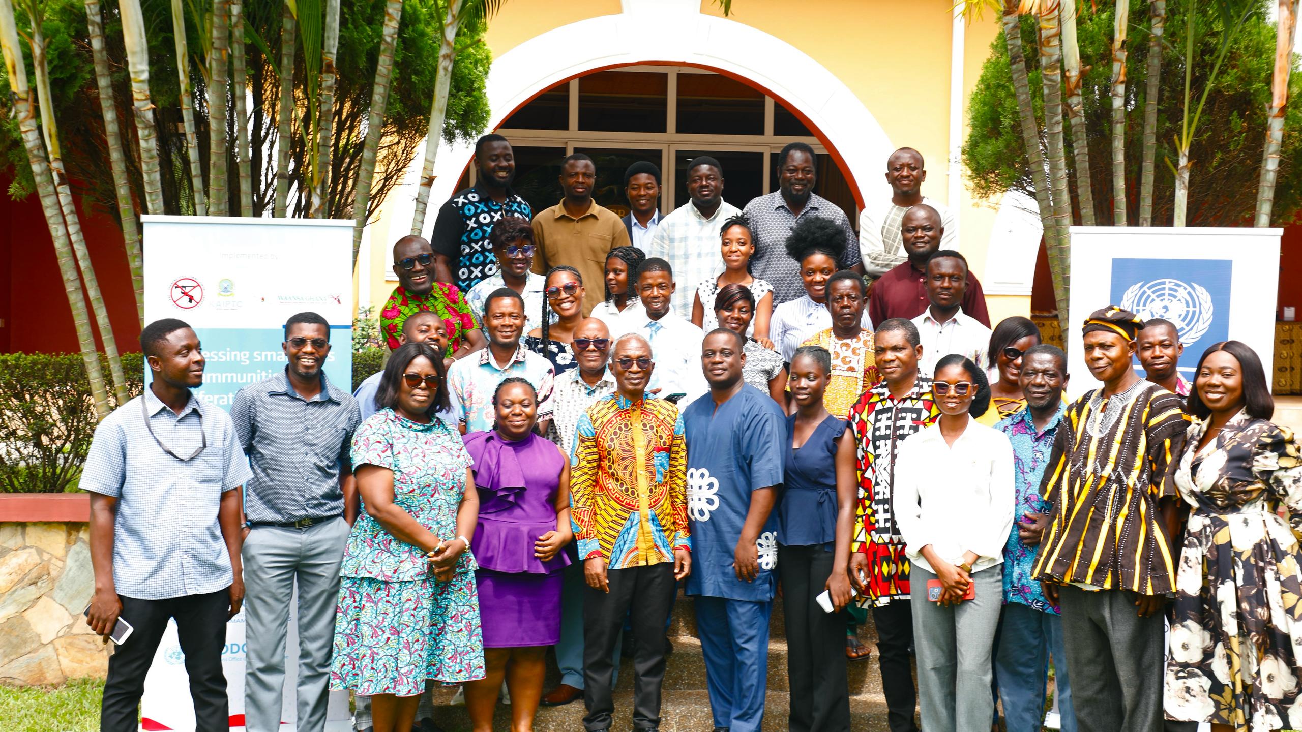 Journalists in Kumasi trained on responsible reporting of Small Arms and Light Weapons