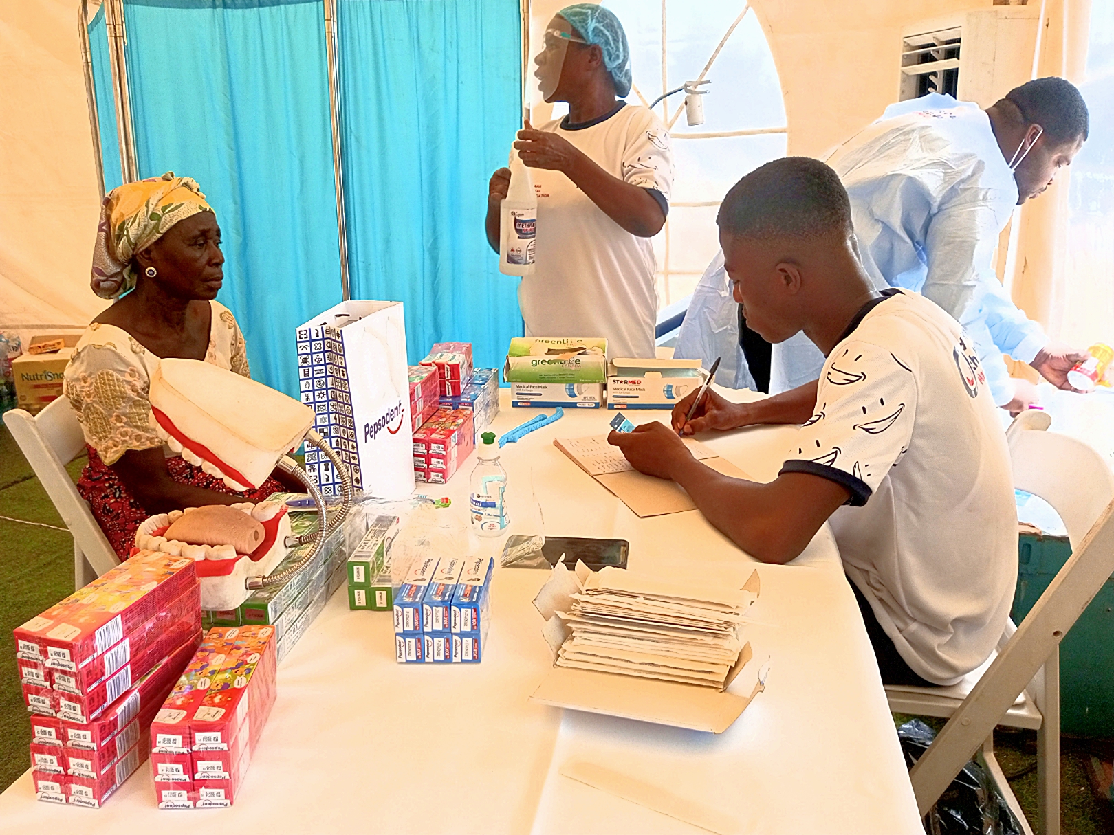 Nkwanta Health Directorate, Unilever Ghana, and Dental Association provide free dental screening in Breweniase