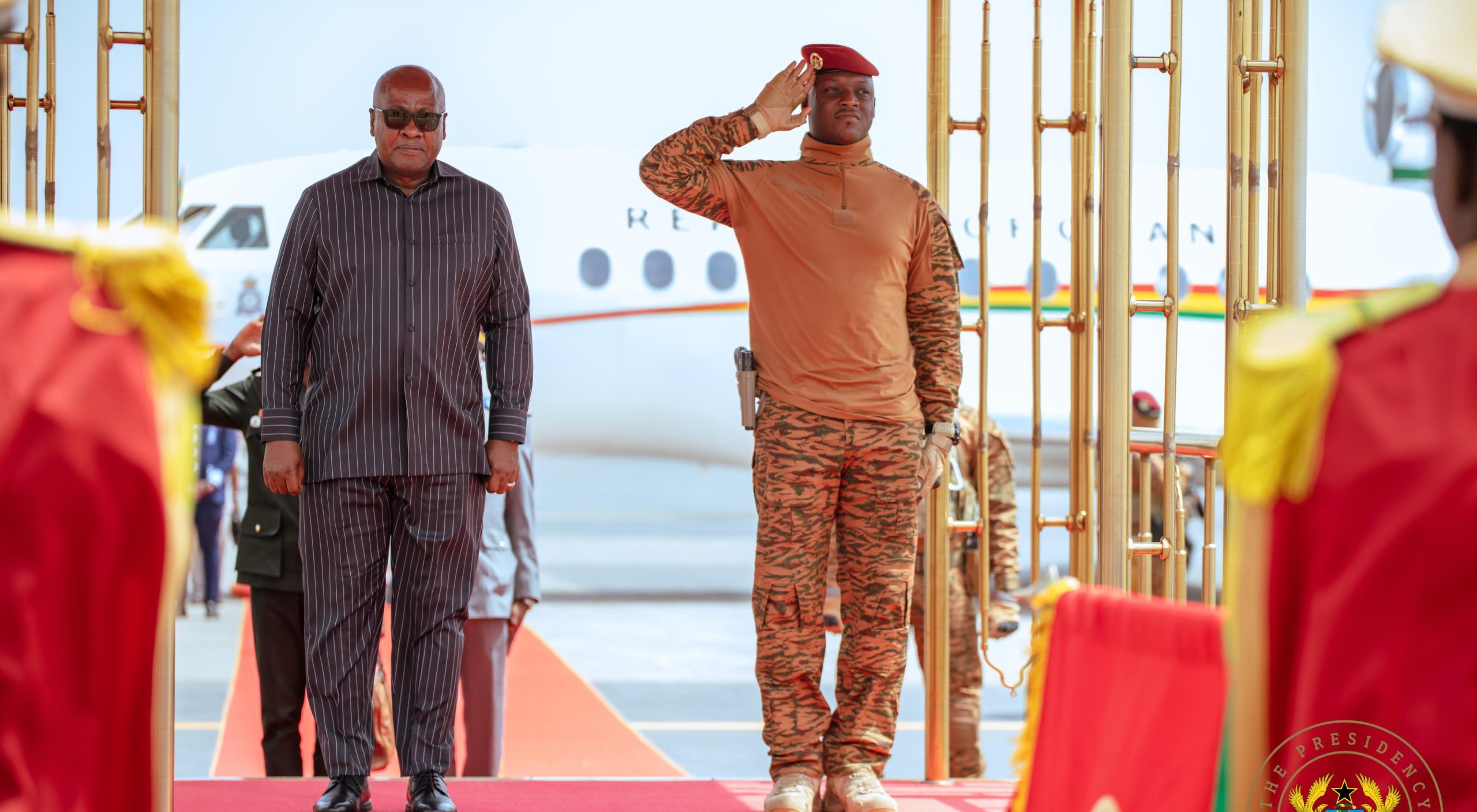 Mahama holds bilateral talks with Burkina Faso’s leader Ibrahim Traoré
