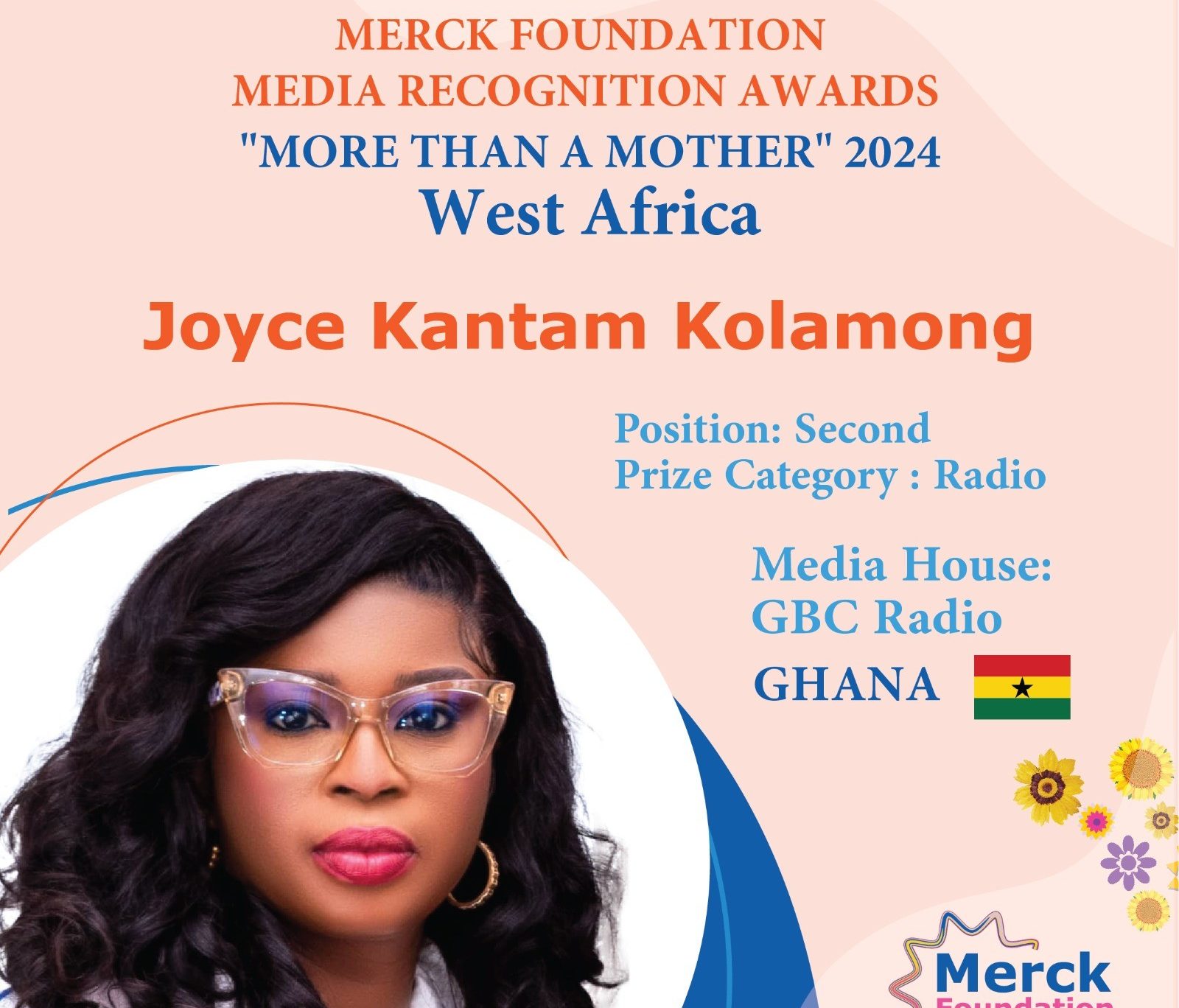 GBC's Joyce Kantam Kolamong wins 2024 Merck Foundation Media Recognition Award