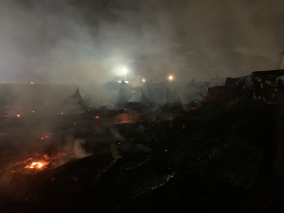 One dead in fire at Madina Redco, over 150 structures wiped out