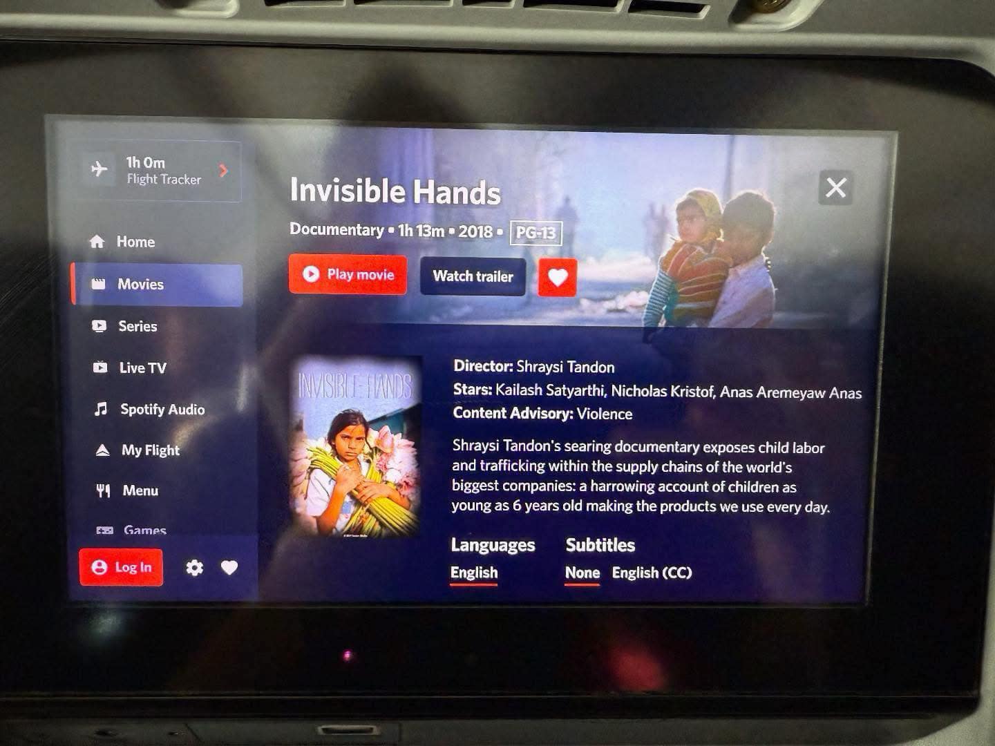 Anas “in the skies” – Delta Airlines now streams investigative film “Invisible Hands”