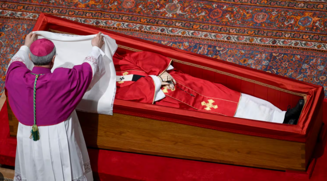 Pope Francis laid to rest after tens of thousands attend Vatican funeral