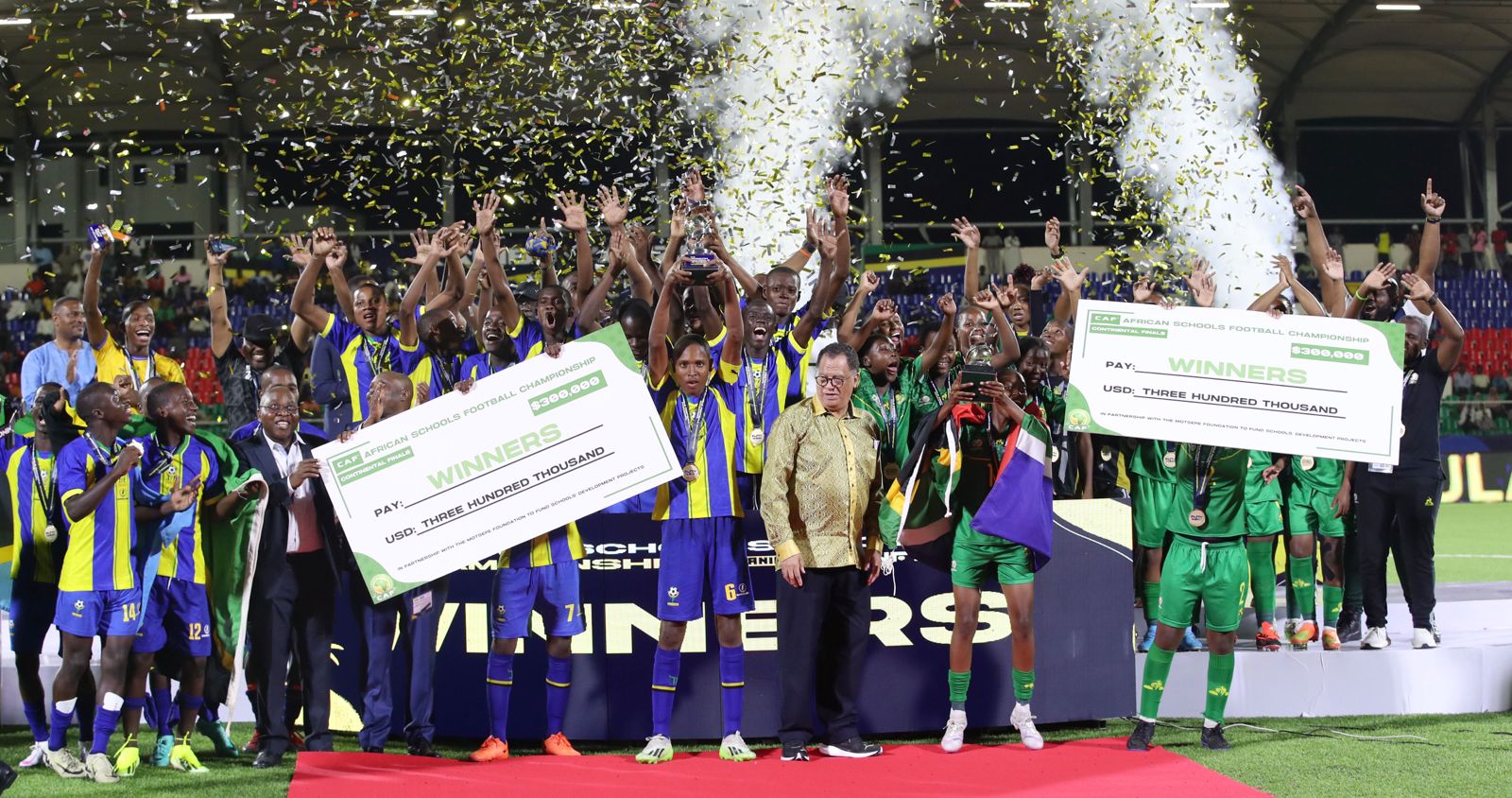 Tanzania defend title to win back-to-back CAF African Schools Football Championship