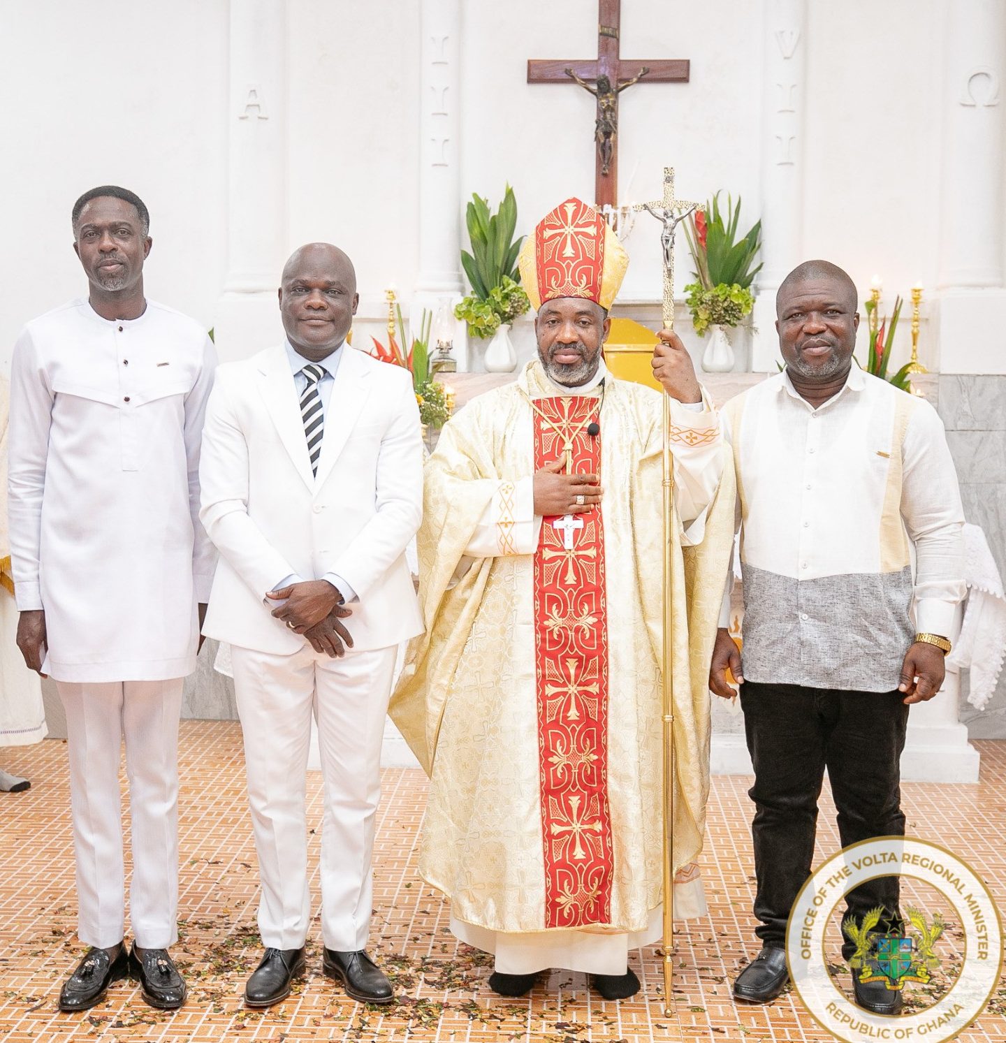 Evangelical Universal Church honours Volta Regional Minister for outstanding leadership