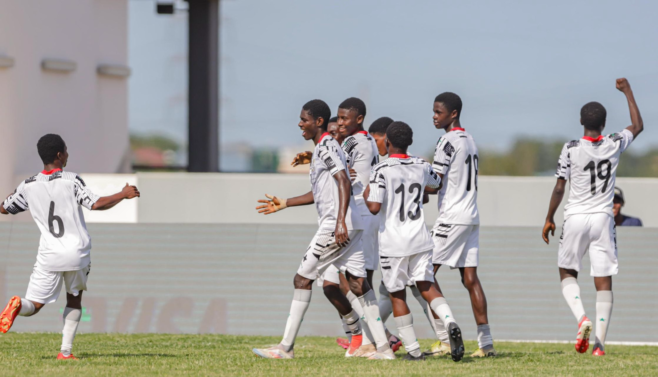 Ghana U-15 Boys complete dominant group stage with back-to-back wins