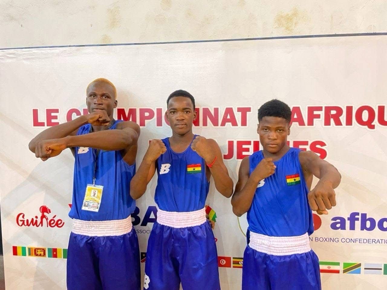 Ghana’s Black Rockets clinch 3 gold medals at the Africa Youth Boxing Championship