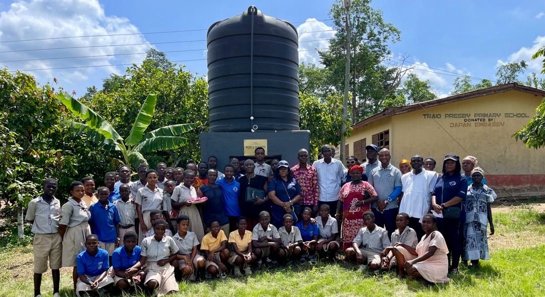 KOICA Alumni Association Ghana commissions Borehole in Suhum Akote Traio to improve water access