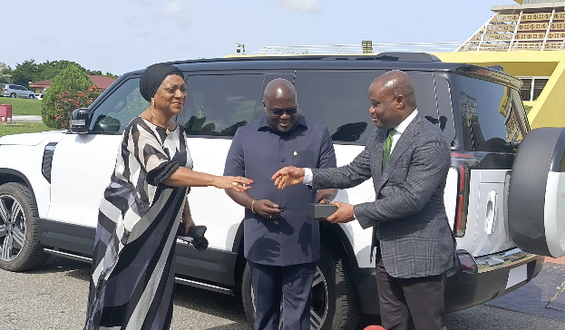 President Mahama donates two cars to the State