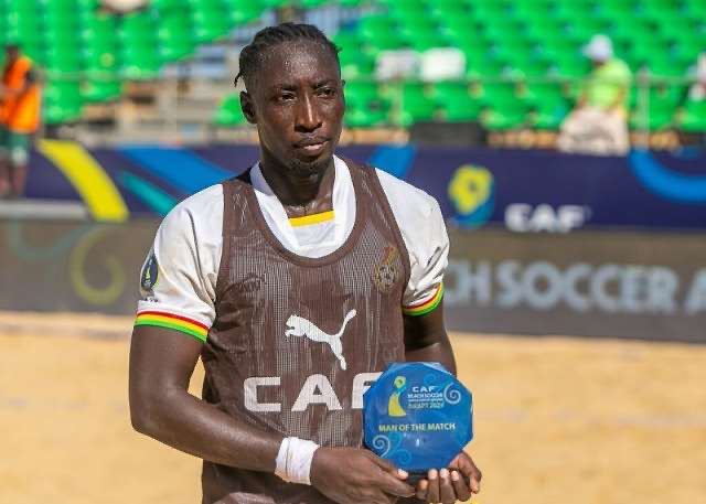Barcelona sign Ghana beach soccer star Alexander Adjei