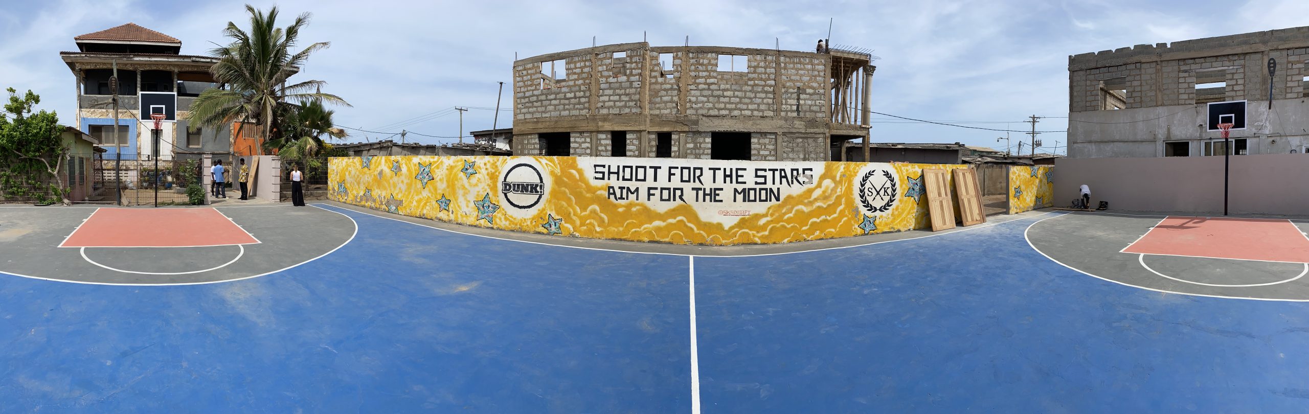 DUNK spearheads renovation of Agege Street Hub to empower youth through sports and arts
