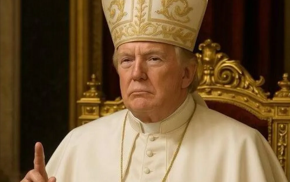Trump criticized after posting AI image of himself as Pope