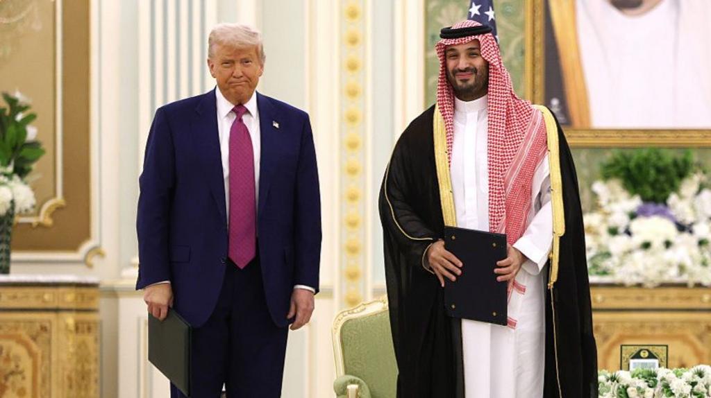 US and Saudi Arabia sign $142bn arms deal on first day of Trump’s diplomatic tour