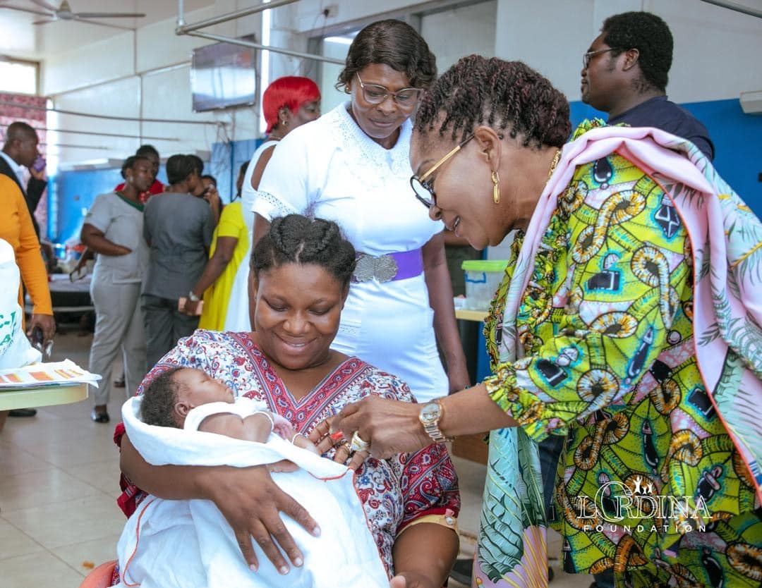 Lordina Mahama marks Mother’s Day, pays bills for 224 mothers at Korle Bu
