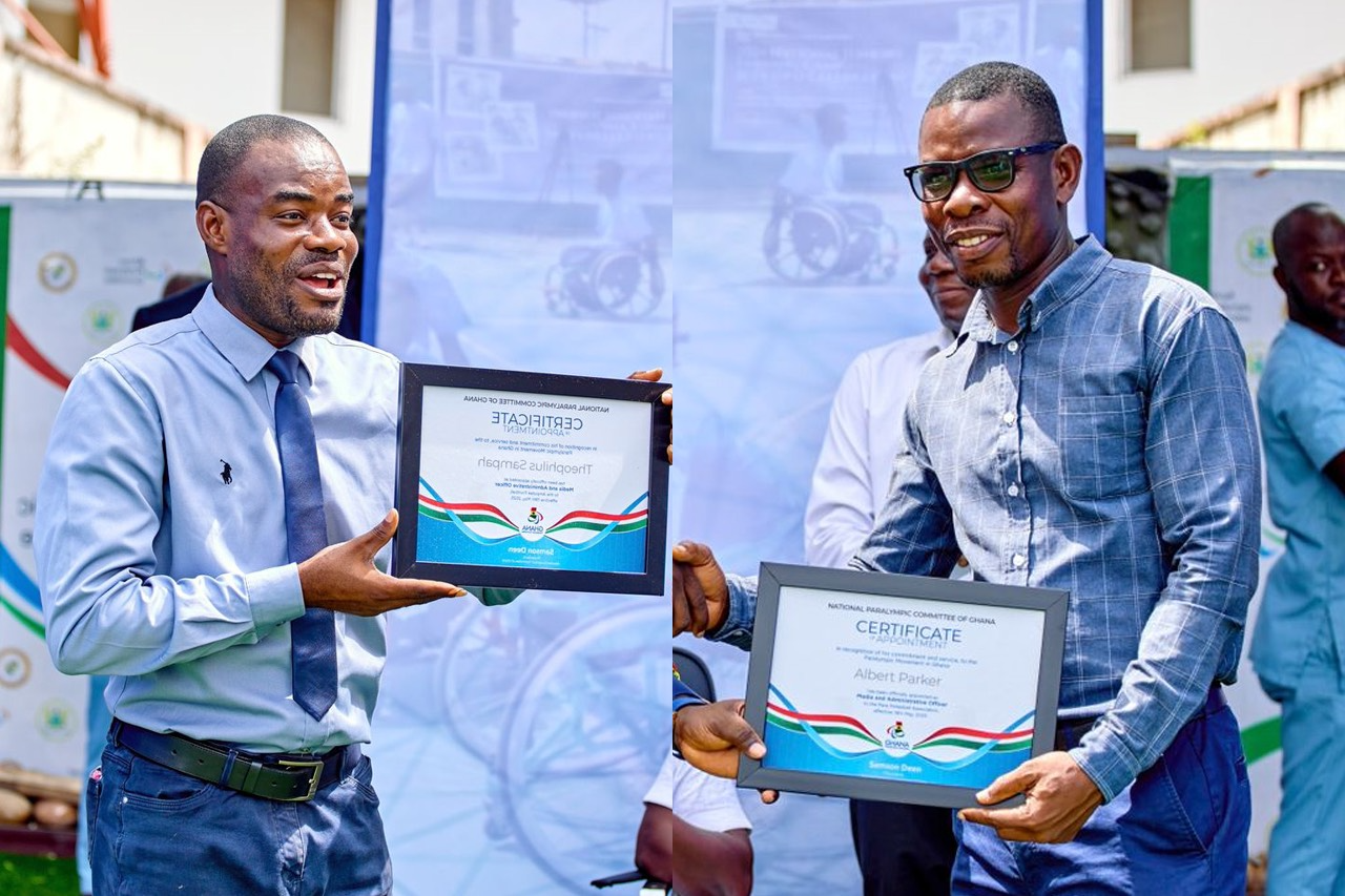GBC’s Theophilus Sampah, Albert Parker appointed administrative officers for Para football and Volleyball