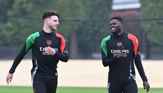 Arsenal will rely on Partey’s calmness in midfield to secure Champions League final spot - Declan Rice