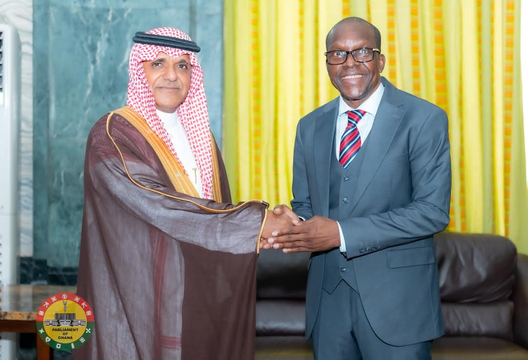 Speaker Bagbin, Saudi Ambassador discuss strengthening Ghana–Saudi ties