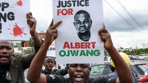 Police officers charged with murder of Kenyan blogger