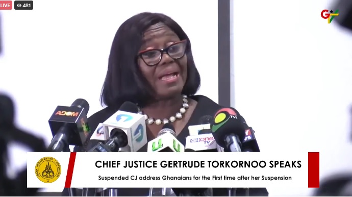 Chief Justice cites three reasons for breaking silence on removal process