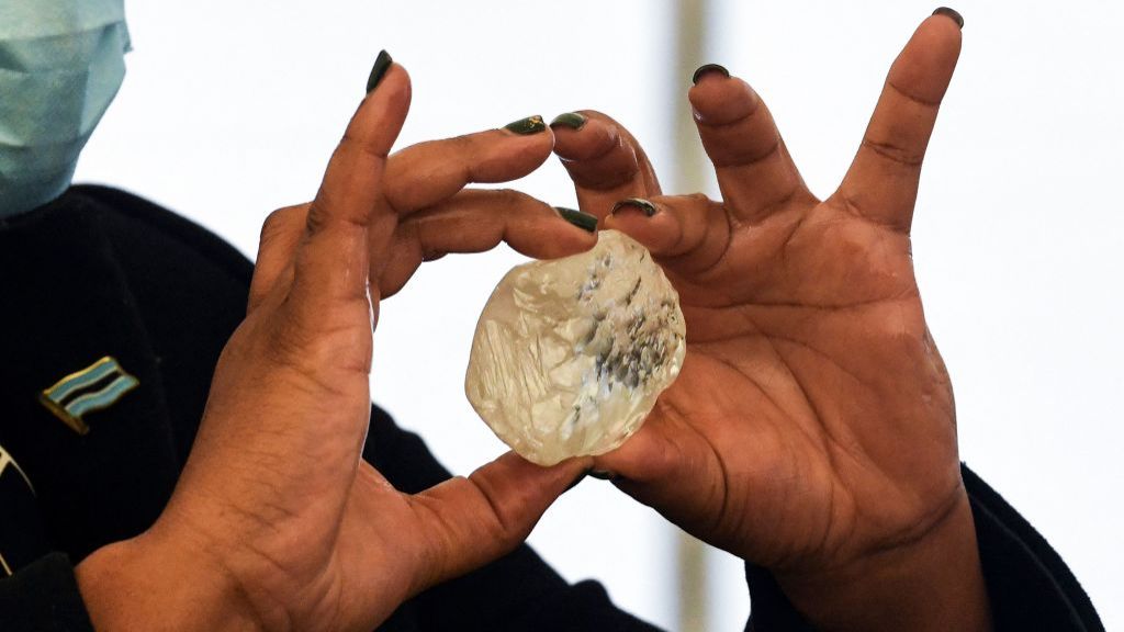 Botswana's diamond giant slashes output as demand falls