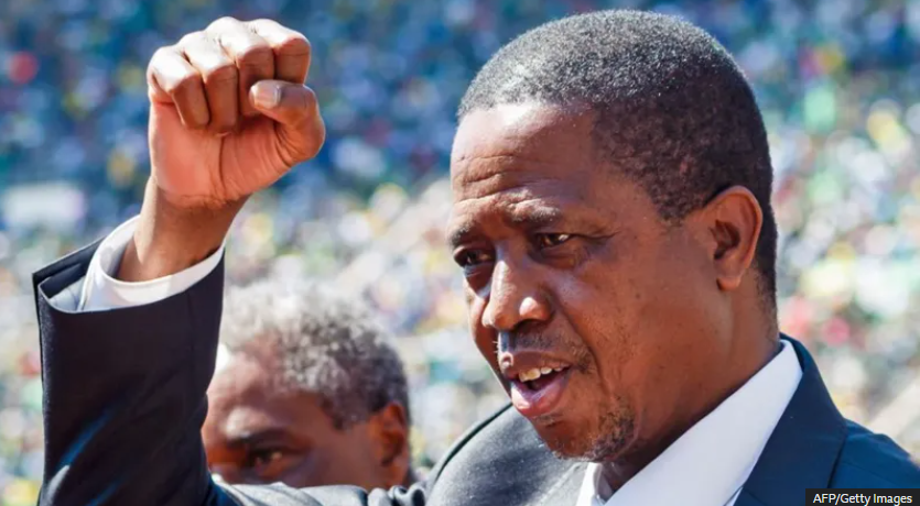 Funeral row causes chaos for mourners of Zambia's ex-president