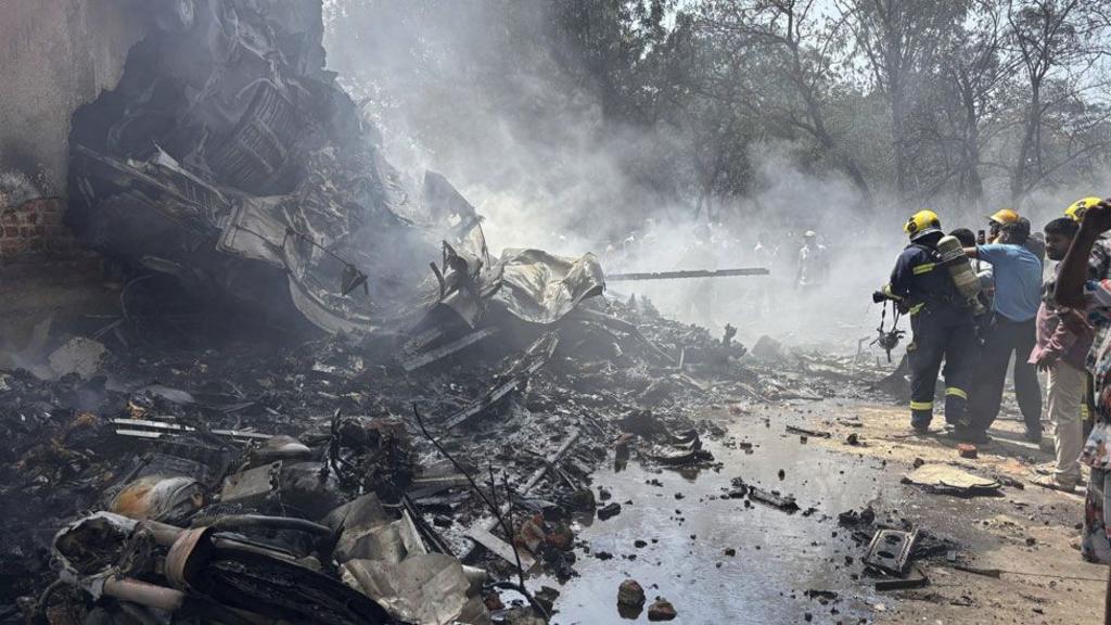 London-bound passenger plane carrying 242 people crashes after take-off in India