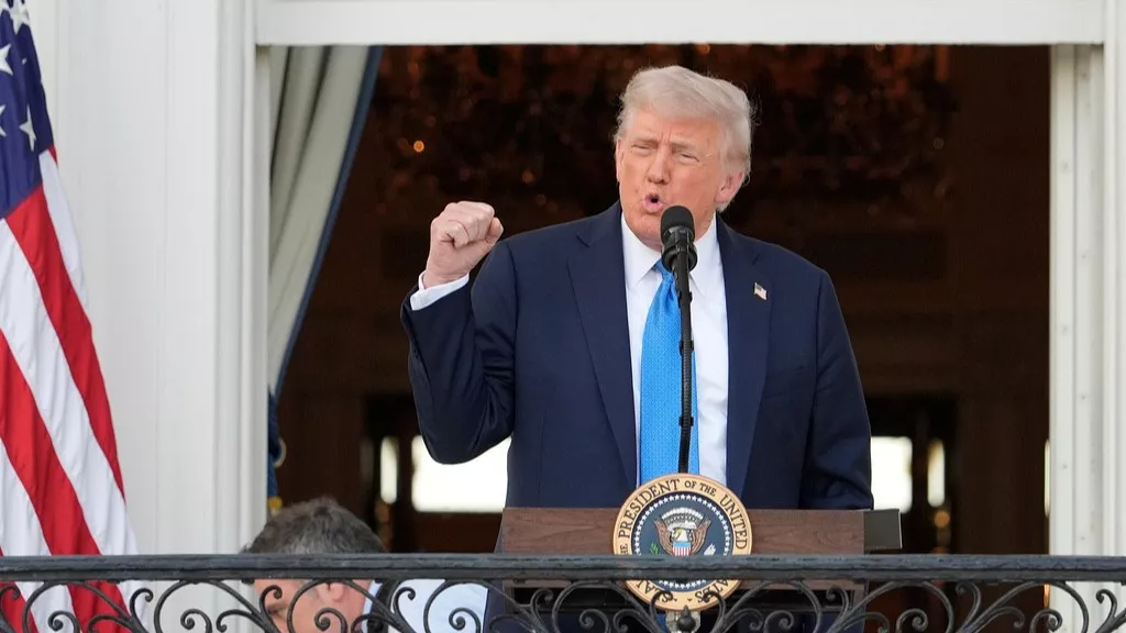 Trump announces travel ban barring nationals of a dozen countries from entering the United States