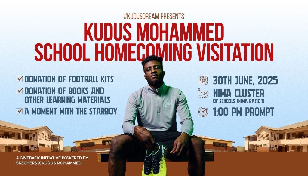 Mohammed Kudus returns to Nima for heartfelt community initiative