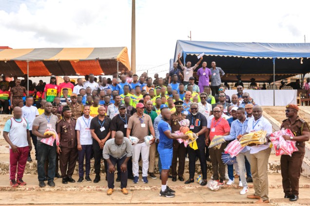 Kwesi Nyantakyi launches prisons football project in Nsawam to improve welfare of Ghanaian prisoners